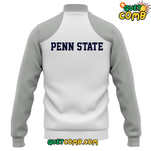 Penn State Nittany Lions x James Franklin 2024 Limited Edition Grey Baseball Jacket