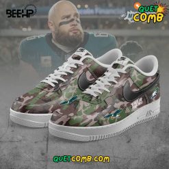 Philadelphia Eagles ” If Not Me Them Who” Camo Air Force 1 Sneakers