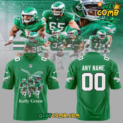 Philadelphia Eagles NFL 2024 Limited Edition Green Football Jersey