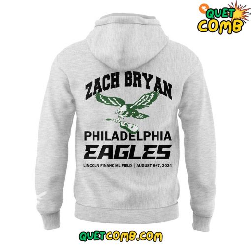 Philadelphia Eagles x Zach Bryan Limited Edition Grey Hoodie