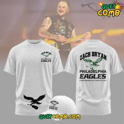 Philadelphia Eagles x Zach Bryan Limited Edition Grey Tee