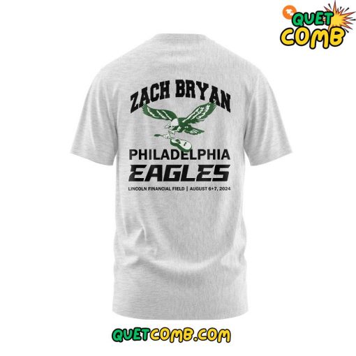 Philadelphia Eagles x Zach Bryan Limited Edition Grey Tee