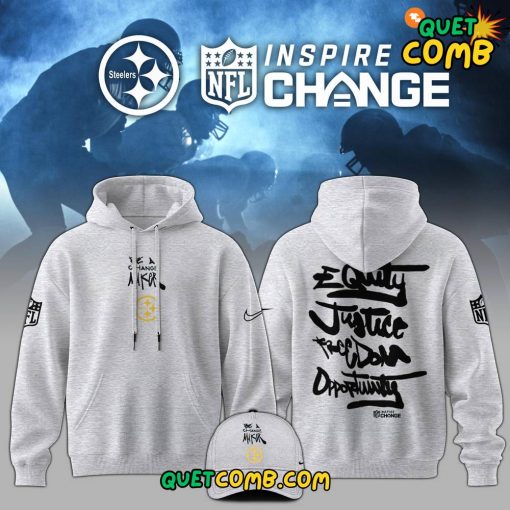 Pittsburgh Steelers “Be A Change Maker” 2024 Limited Edition Grey Hoodie