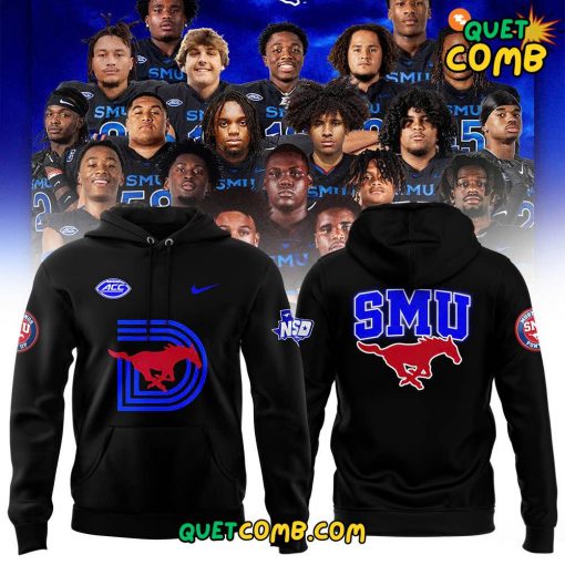 SMU Mustangs “Dark Mode” 2024 Limited Edition Black Hoodie