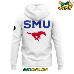 SMU Mustangs Play Offs 2024 Limited Edition White Hoodie