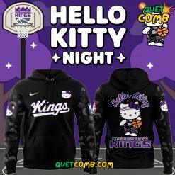 Sacramento Kings x Hello Kitty 2024 Limited Edition Black Hoodie