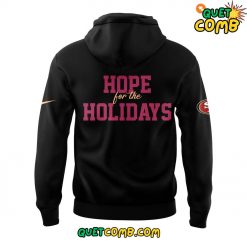 San Francisco 49ers Hope for the Holidays 2024 Limited Edition Black Hoodie