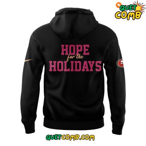 San Francisco 49ers “Hope for the Holidays” 2024 Limited Edition Black Hoodie