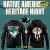 San Jose Sharks x Native American Heritage Night 2024 White Hoodie