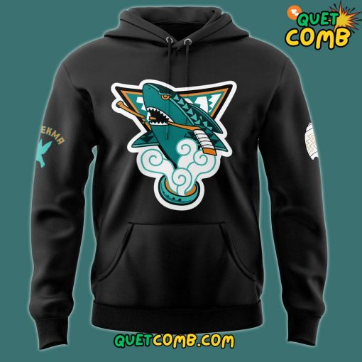 San Jose Sharks x Native American Heritage Night 2024 Black Hoodie