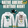 San Jose Sharks x Native American Heritage Night 2024 Black Hoodie