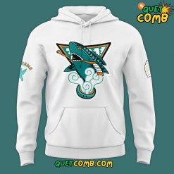 San Jose Sharks x Native American Heritage Night 2024 White Hoodie