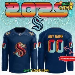 Seattle Kraken x Lunar New Year 2025 Limited Edition Custom Jersey