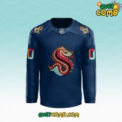 Seattle Kraken x Lunar New Year 2025 Limited Edition Custom Jersey