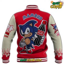 Sonic the Hedgehog x Cola Limited Edition 2024 Red Baseball Jacket