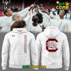 South Carolina Womens Basketball 2024 Limited Edition White Hoodie