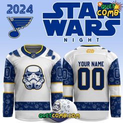 St. Louis Blues Star Wars Night 2024 Custom Hockey Jersey