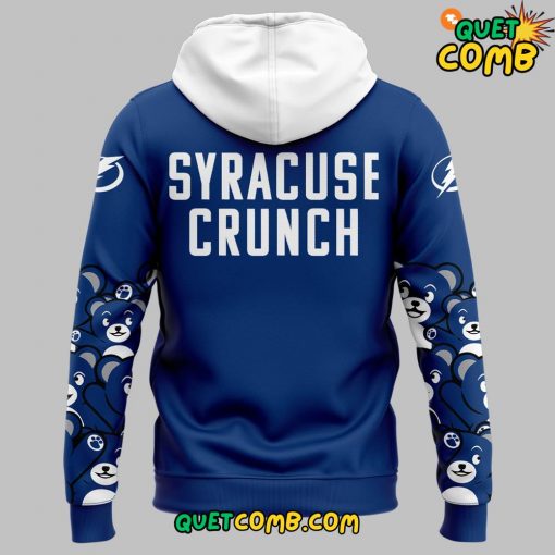 Syracuse Crunch x Teddy Bear Toss 2024 Limited Edition Blue Hoodie