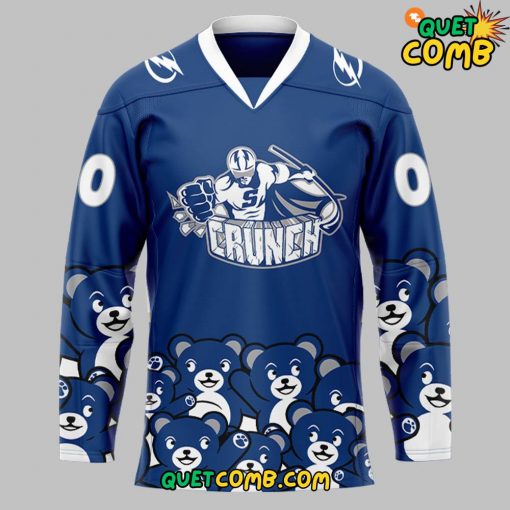 Syracuse Crunch x Teddy Bear Toss 2024 Limited Edition Blue Jersey