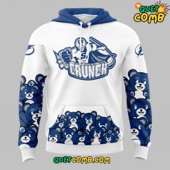 Syracuse Crunch x Teddy Bear Toss 2024 Limited Edition White Hoodie