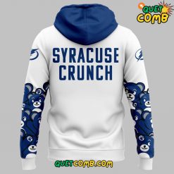 Syracuse Crunch x Teddy Bear Toss 2024 Limited Edition White Hoodie