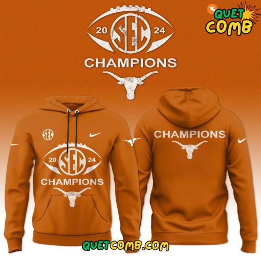 Texas Longhorns SEC Championship 2024 Limited Edition Orange Hoodie