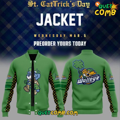 Toledo Walleye x Hat Tricks Day Limited Edition Baseball Jacket