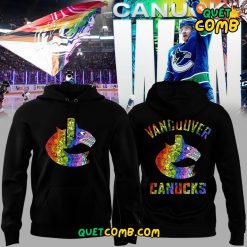 Vancouver Canucks x Pride Night Limited Edition Black Hoodie