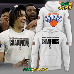 Westchester Knicks x Winter Showcase Champions 2024 White Hoodie