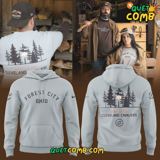 Cleveland Cavaliers x Forest City Ohio 2024 Limited Edition Grey Hoodie