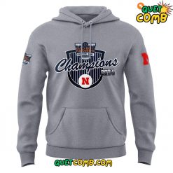 Nebraska Cornhuskers Bowl Champions Limited Edition Grey Hoodie