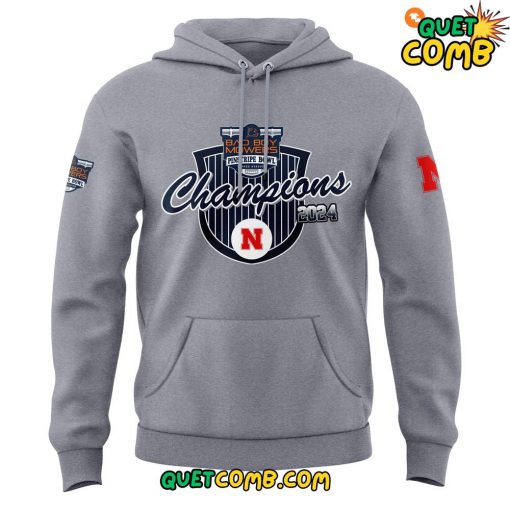 Nebraska Cornhuskers Bowl Champions Limited Edition Grey Hoodie