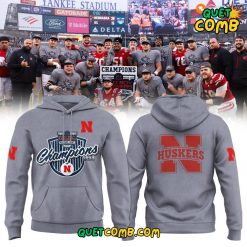 Nebraska Cornhuskers Pinstripe Bowl Limited Edition Grey Hoodie