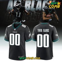 Philadelphia Eagles Alternate Custom Game 2025 Football Jersey