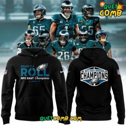 Philadelphia Eagles Ready To Roll NFC East Champions Black Hoodie