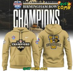 Vanderbilt Football Birmingham Bowl Champions Limited Edition Hoodie