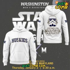 Washington Huskies x Star Wars Limited Edition White Hoodie